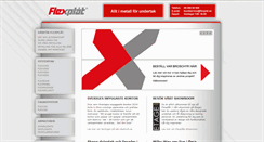 Desktop Screenshot of flexplat.se